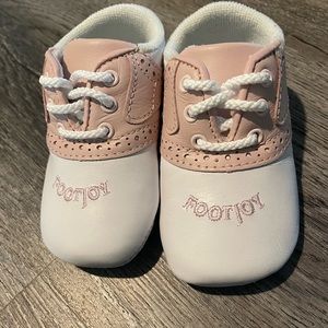 Baby FootJoy pink golf shoes